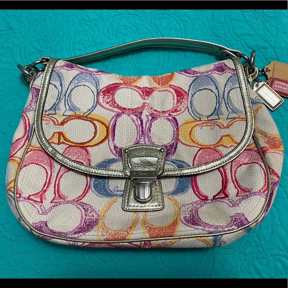 Coach Classic C pastel purse